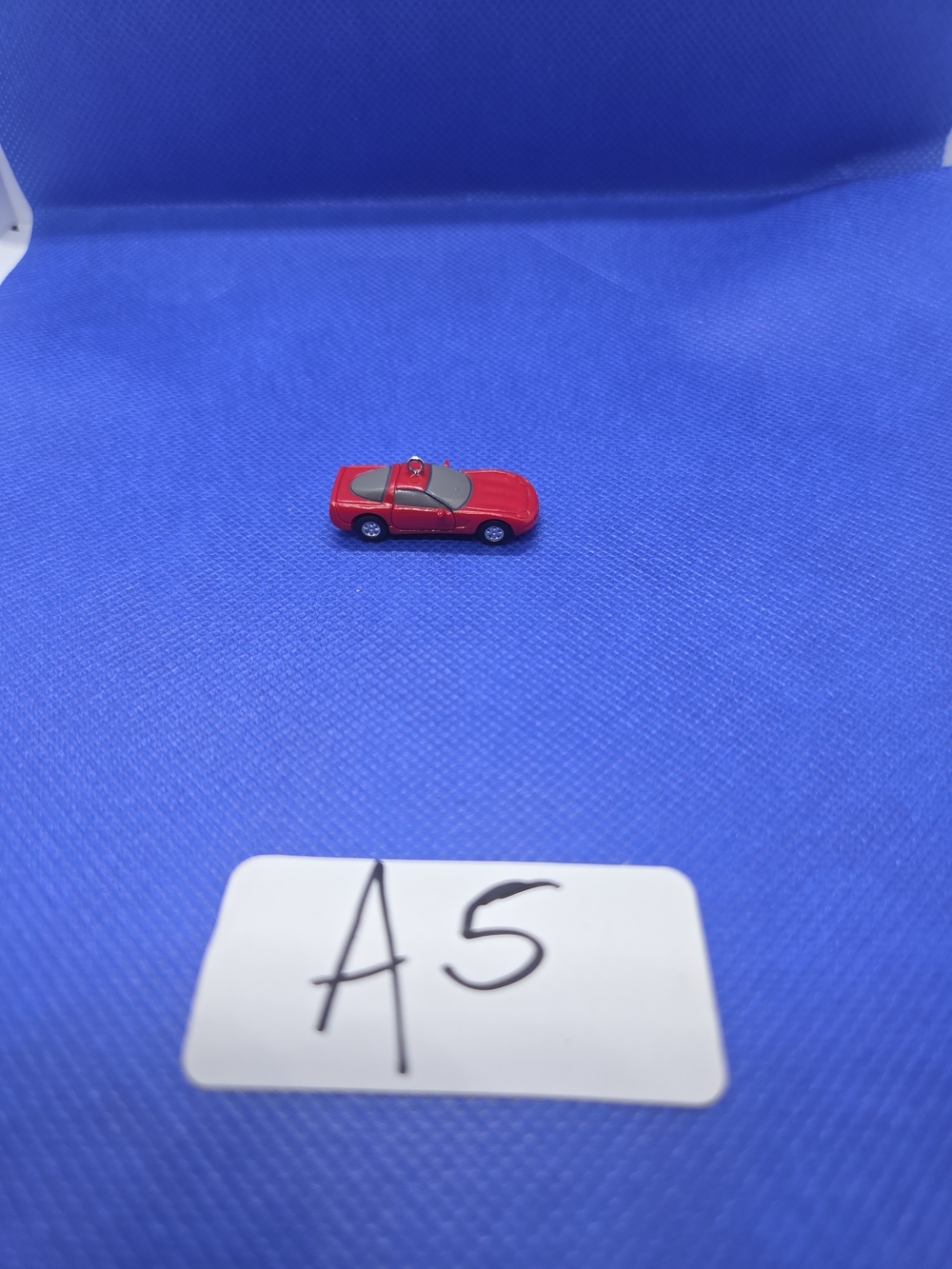 VTG Hallmark Mini Tiny Corvette Ornament.